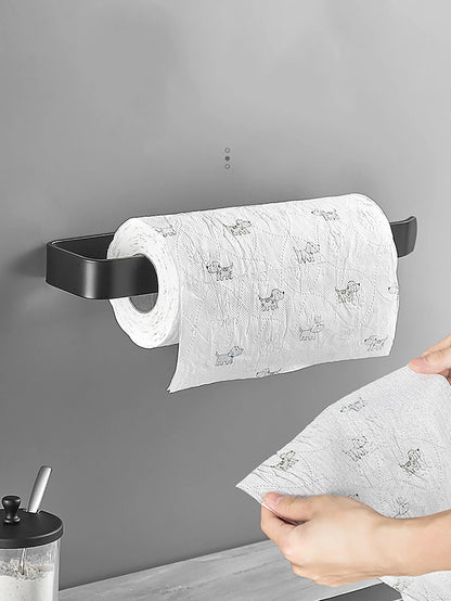 Kitchen Paper Towel Holder,  Adhesive Tissue Hanger,  Toilet Roll Paper Dispenser,  Cabinet Storage Napkin Rack, Bathroom Accessories