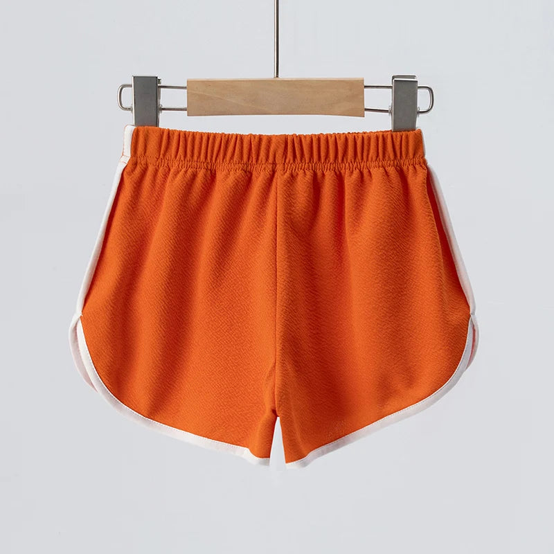 Summer Boys and Girls Shorts.   Comfortable and Casual CHILDREN'S Solid Color "gym shorts"
