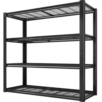 Sturdy 4-Shelf Garage Storage Unit, Supports Up to 2240 Pounds - Dimensions: 40" Wide X 19.5" Deep X 59.5" High