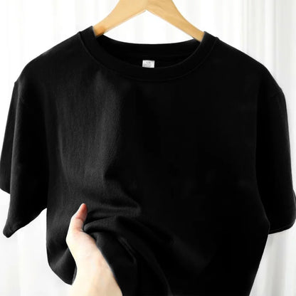 100% Cotton T-shirt,  Men /Women Solid Colors,  O Neck,  Short-sleeved Tops, Summer, Loose, Half-sleeve T Shirt Unisex M-4XL
