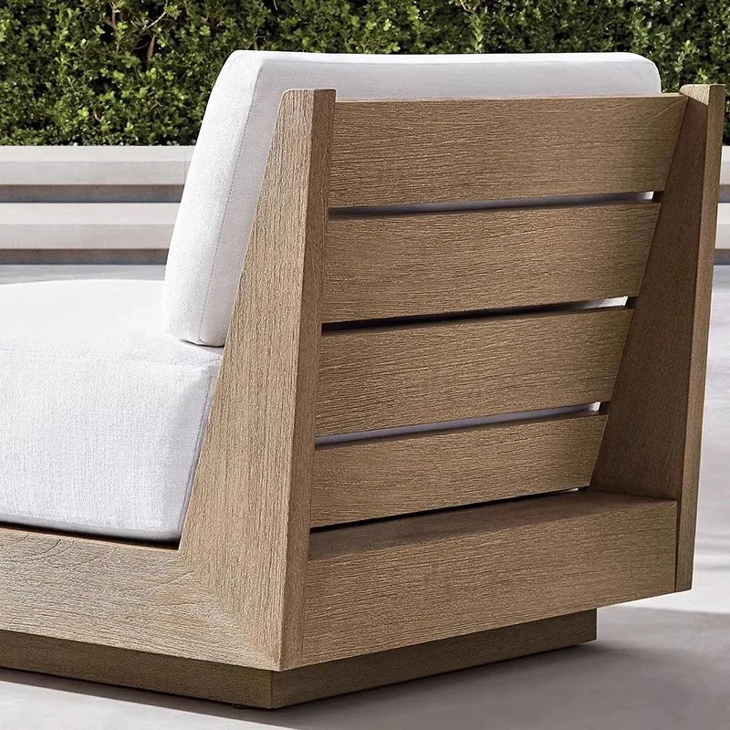 Luxury Modern Teak Furniture Patio Garden High Quality Outdoor Teak Wood U Shaped Sectional Sofa Set.  The COMBINATION Group that  is the least available.  Everything else is more available by numbers so for that COMBINATION