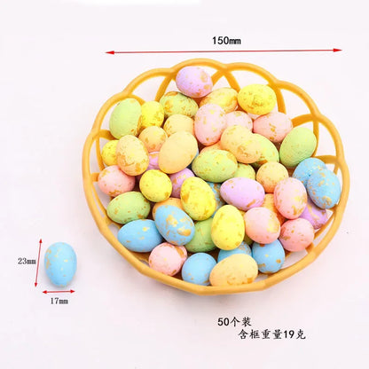2025 Non-woven Fabric Easter Basket,  Kids Color Eggs Bucket, Welcome Spring Insect Butterfly Party, Happy Easter