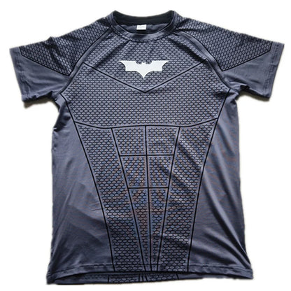 Men's Compression,  Quick Dry,  Skinny Fit,  Short Sleeve Athletic T-Shirt for Gym,  Workout Fitness,  Running,Sport, Bodybuilding