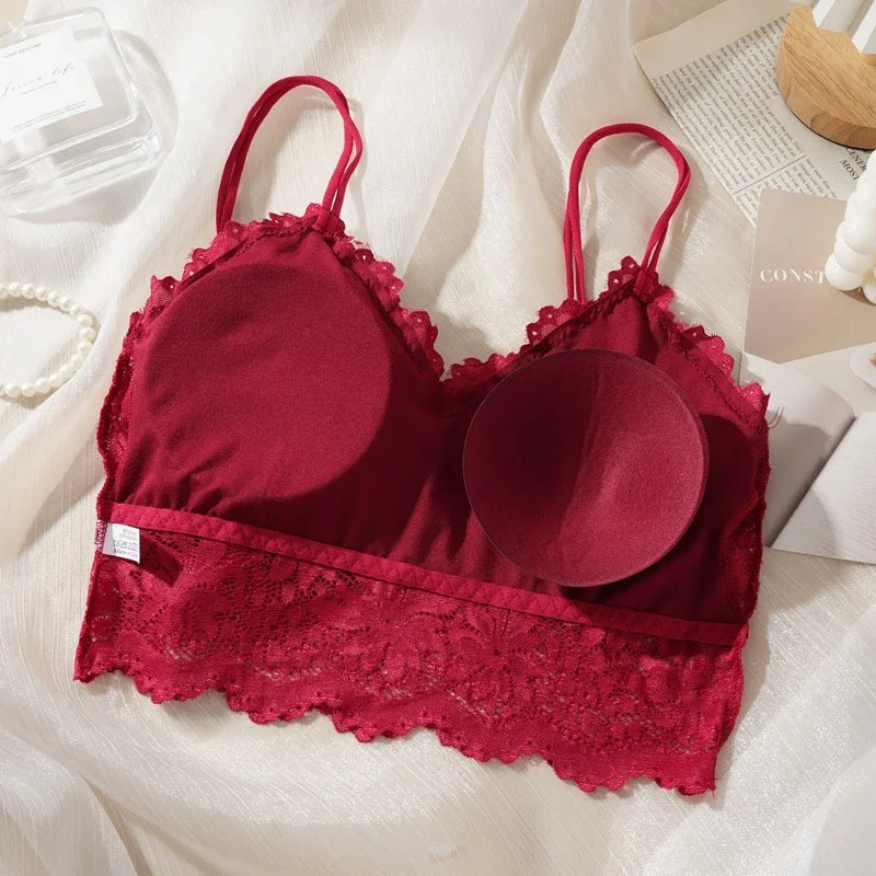 Women's Sexy Lace Bra Set.   Beautiful Back With Lace Flowers and  Breathable Panties.  Not all sizes are available in all 3 colors.  Check your sizing charts to help you with all choices that are still in stock.