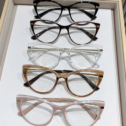 .  -0 -0.5 -0.75 Photosensitive Myopia Glasses Cat Eye Anti Blue Light/myopia Glasses Flat Metal Eyeglass Frame for Myopia Glasses. If Color/RX choices are missing, maybe you can just find a different color than your FAV.  Th