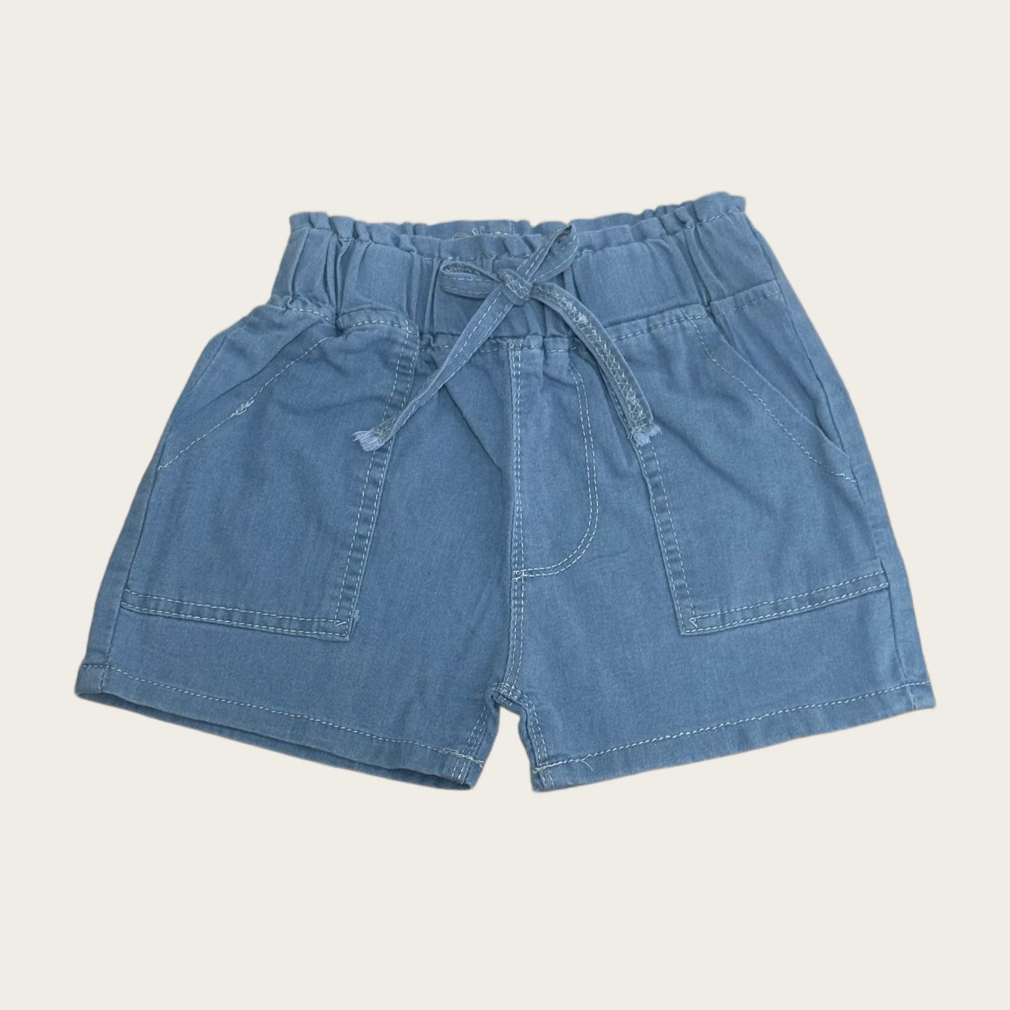 Summer( 3-9 Y) Kids, Girls Short Jeans, Cotton Denim Shorts,  Stylish Wear with Elastic Waist and Trendy Designs Pants