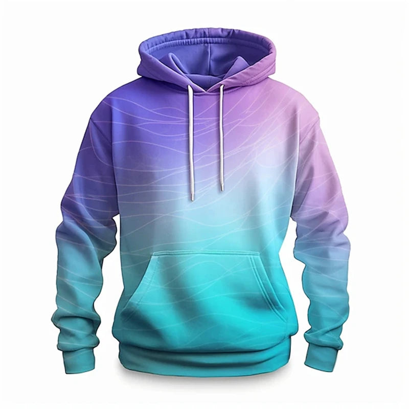Size are from S to 5XL  Fashion 3D Printed Color Pattern Men's Hoodie Casual Loose Design Pullover Top. Men's Hoodies, having so many fun colors and patterns would look great on Women and Girls.   Don't cha" think?