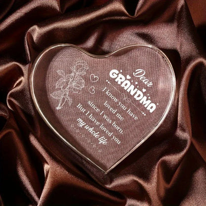 Grandma Heart Sign - Perfect Birthday & Christmas Gift from Grandchildren and a Perfect gift for MOTHERS DAY