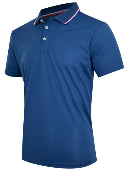 Sale on Men's Summer Casua, l Breathable, .Comfortable Polo Shirt.  Solid Colors, High Quality Short Sleeve Shirt