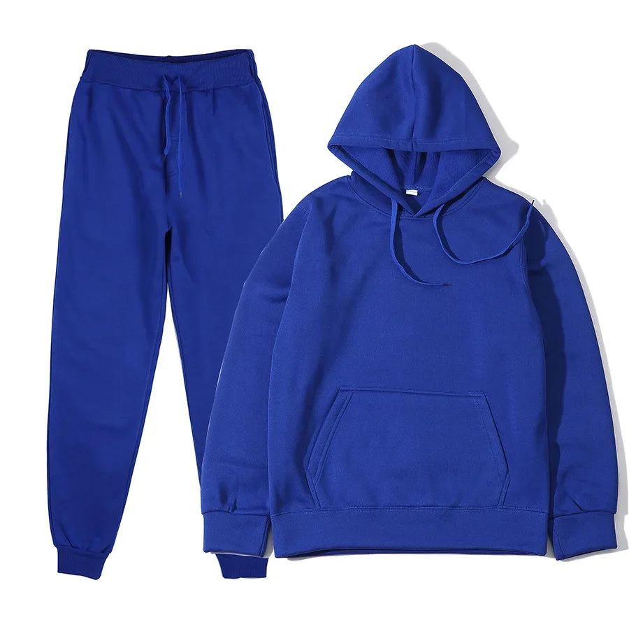 Men's Sports Sweat Suit  Fashion Tracksuit,  Womens  Hoodies + Pants,  Two Pieces Sets for  Running, Casual Sweatshirts Sweatpants Men's Clothing