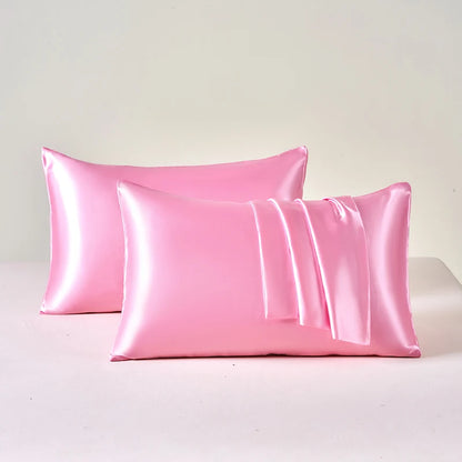 2pcs Satin Pillowcase for Skin and Hair, Satin Pillow Cases Set of 2 Soft Breathable Smooth Cooling Pillow Covers for Sleeping, Great Gifts.  Lots of colors BUT, GOLD is Hughley AVailable!!!  All others Drop down a Lot so  BL