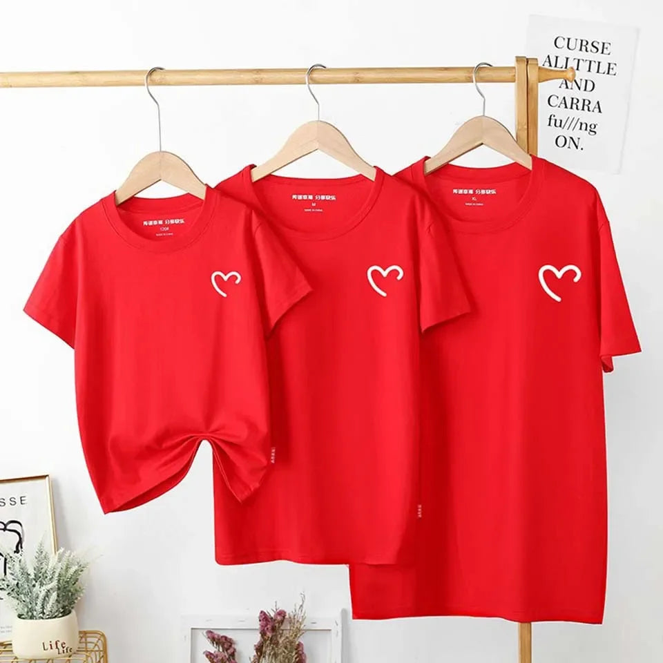 Summer Cotton Baby /Mom/ Dad T Shirts,Tops , Fashion Family Matching Outfits Daddy /Mommy And Daughter /Son Matching Clothes