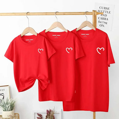 Summer Cotton Baby /Mom/ Dad T Shirts,Tops , Fashion Family Matching Outfits Daddy /Mommy And Daughter /Son Matching Clothes