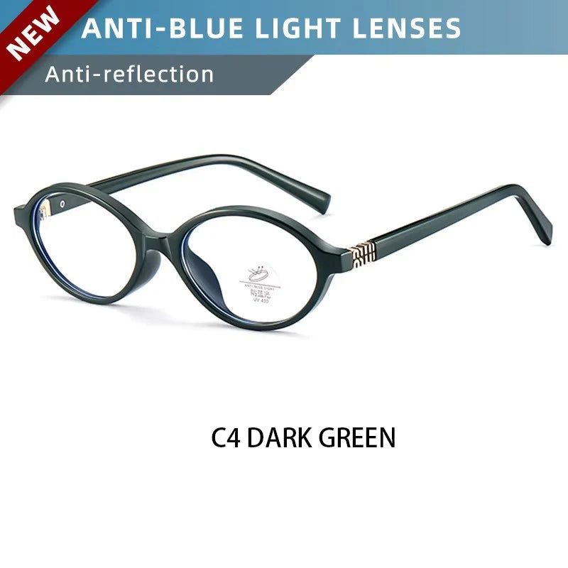 Classic Small Frames, Anti -Blue Ray, Myopia Glasses for  Women.   Retro,  Oval Reading Glasses  and Prescription Eyewear.  LOTS OF choices Here.
