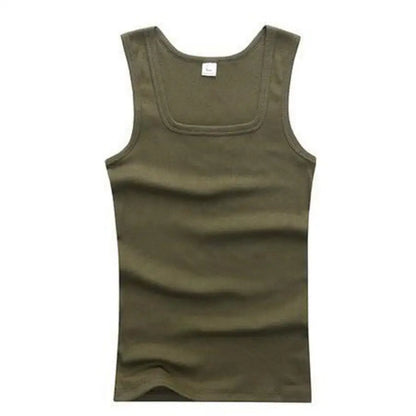 Sale Men's Sleeveless Breathable Fitness Vest,  Basic Elastic Tank Top , Men's Cotton Bodybuilding T-shirt,  Classic Colors,