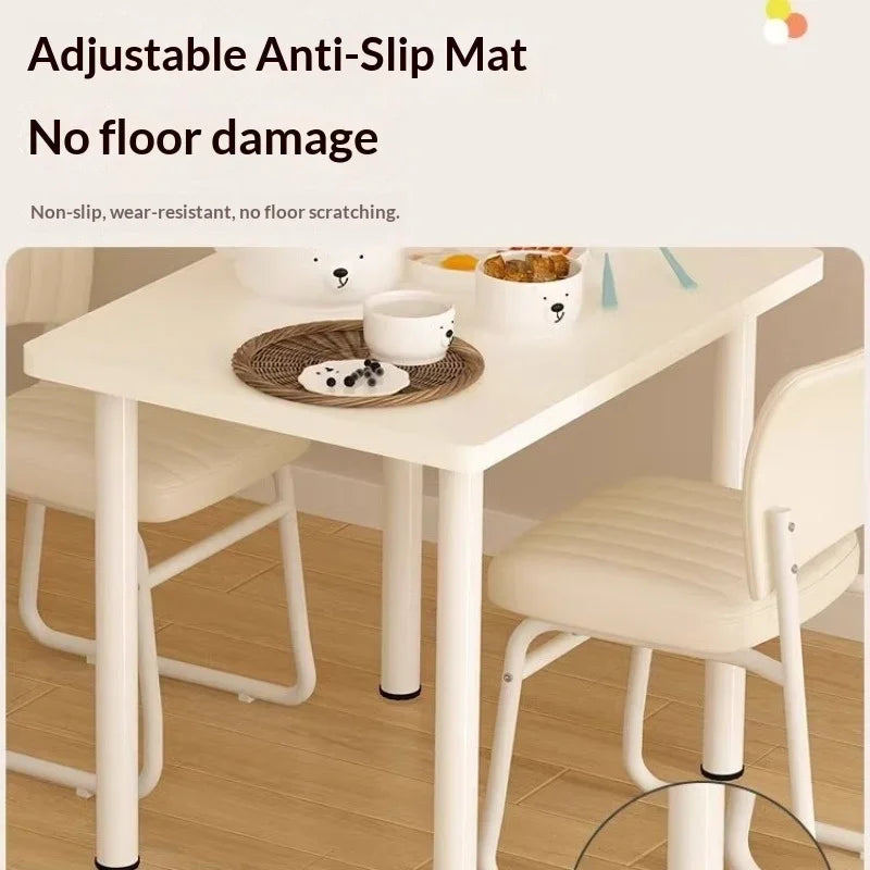 Dinner Table,  Extendable,  Dining Table and Chairs,  European Luxury,   Small Space Foldable Kitchen Dining Room Set  with 4  Chairs