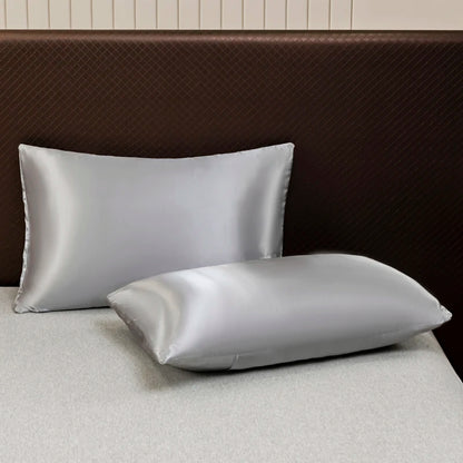 Solid Color Satin Sheets  and Pillowcase Set，Luxurious Bedding Ensemble with a Silky Sheen，Twin/Full/Queen/King Size