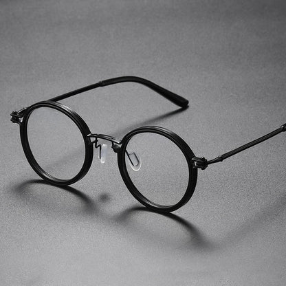 High Quality Retro Round Frame Reading Glasses  for Men  and  Women.   Fashion Metal,  Anti -Blue Light Prescription Glasses.   Brown is available in +100/+150/ and +400.  Black is available in only +300.  All other combinati