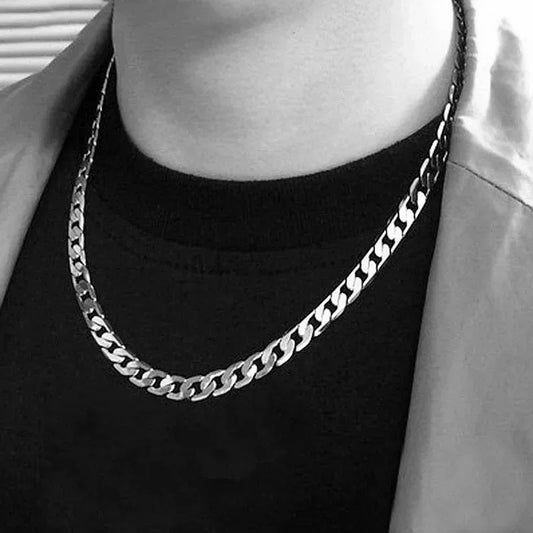 925 Sterling Silver Necklace For Men's  or WOMEN 16/18/20/22/24 Inches Classic 6MM Chain Luxury Jewelry . Perfect for MOTHERS DAY and/Or FATHERS DAY
