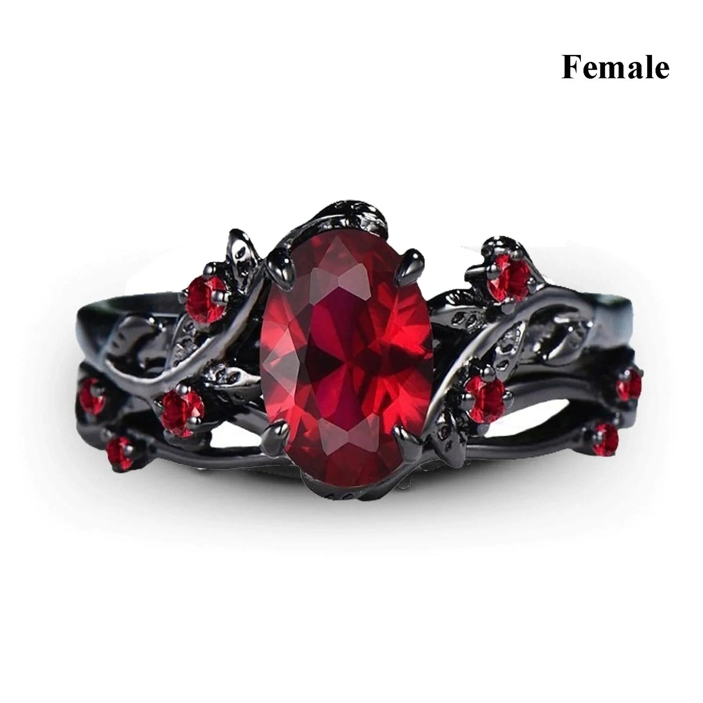 Charming Couple Rings.  Romantic Womens Purple Rhinestones CZ Rings Set.  Trendy Mens Stainless Steel Celtic Dragon Rings  for Weddings, Engagements and Occasions