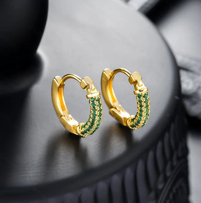 Crystal Lymphatic Drainage Earrings with Colorful Crystal.   Round Hoop Earrings Fashion .  Magnet-therapy,  Weight Loss Slimming Jewelry.  #WA4114-1 is the one you can get for sure.  Others are really low.