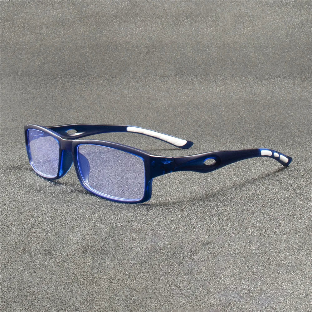 5PCS Sport Style Non-Prescription Reading Glasses Anti-Blue Light Rectangular Full Rim Eyewear, PC Frame Material.  There are 5 pc sets available in +2.50 and also +3.00.  Great Buy!!!