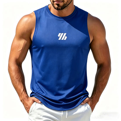 Men's Casual Fitness Tank Top. .  Sportswear Sleeveless Shirt. Mesh Breathable Tops.  Sports Vest Undershirt Mens sizing has to go UP 2 (TWO) SIZES for USA and EURO  SIZING.  NO RED Available!!!!