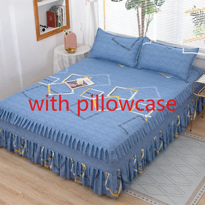 Sheet Set Household with Pillowcase Fashion Modern Water-proof Universal Skin-friendly Single Double Home Textile Bedding Luxury