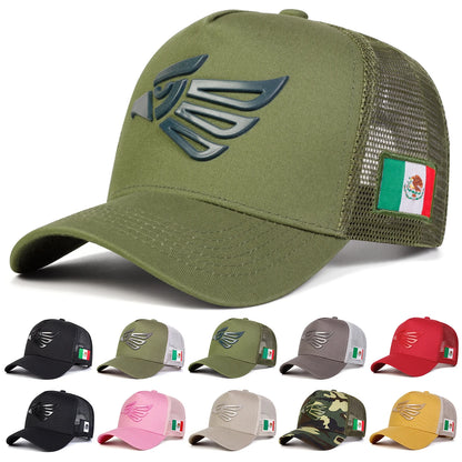 Unisex Mexican Eagle Label Baseball   Casual Cap for Spring and Summer, Outdoor Sunscreen Hat