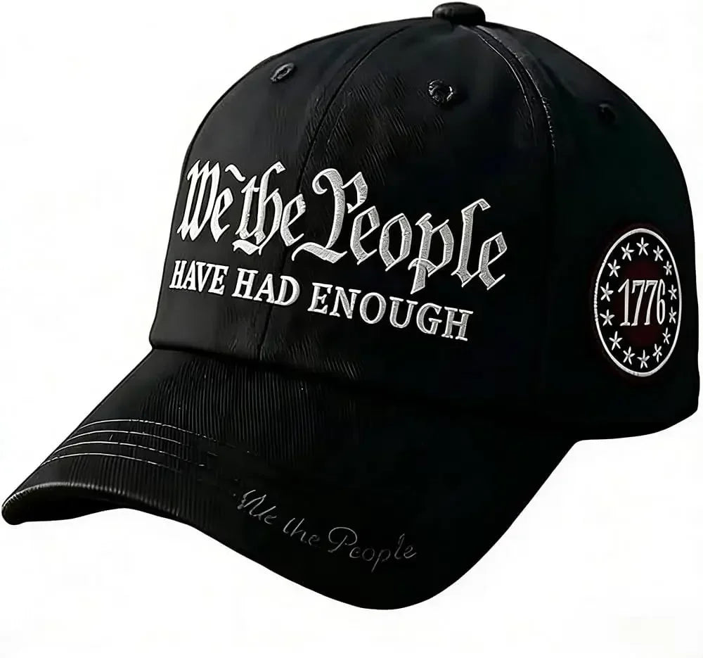Vintage 250th Anniversary USA We The People Have Had Enough Baseball Cap for Men Women Adjustable Strapback