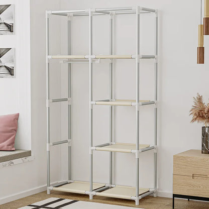 Wardrobe Simple Cloth Wardrobe ,Household or Bedroom Assembly Cabinet, Large Wardrobe, Durable, Simple,  Modern