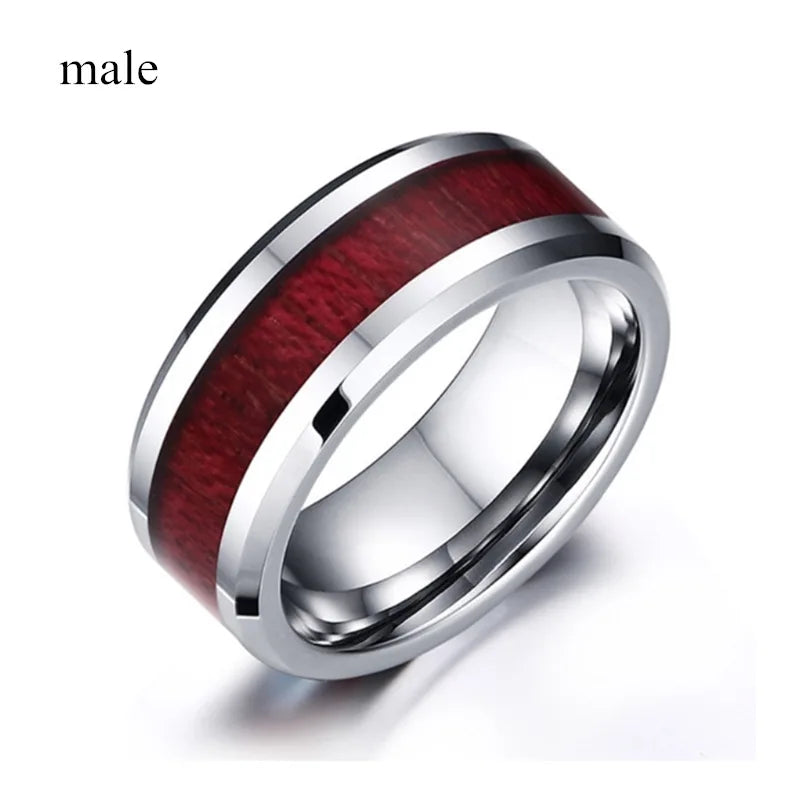 Fashion Couple Rings Men's CZ Stainless Steel Ring, Womens  Heart Cut Crystal Rhinestones Ring Set Wedding  Annniversary, Engagement Jewelry