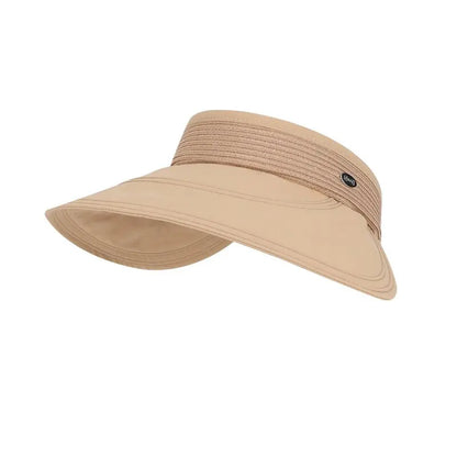 Summer Sun Protection. Essential Large Brim,  Open-Top Sun Hat, Uv Protection + Hair-Friendly Design, Versatile and Easy to Match with Any Outfit.