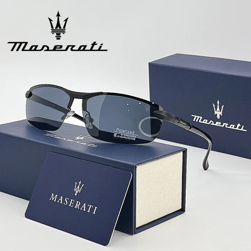 MASERATI Luxury Sunglasses High End for Men/ Women,  Polarized UV400 Driving Glasses,  Classic Style Premium Quality  Fashion Design