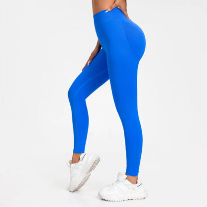 NCLAGEN Seamless Leggings Sports Women Gym Wear Clothes Outfit Yoga Pants Squat Proof Fitness Running Scrunch Bum Tights