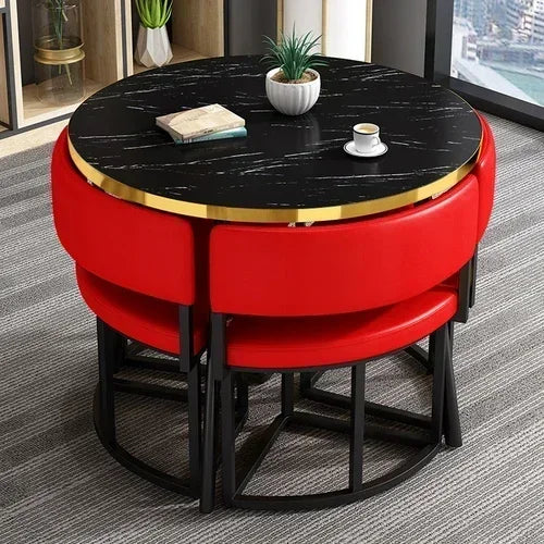 Dining Table,  Chairs, Set 4 Chairs, Center Floor Table, Round,   Luxury Office Table,   Home Furniture