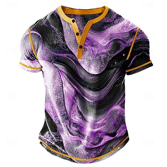 Summer Men's Breathable Polo Shirt Casual Relaxed-Fit,  Short-Sleeve Henley neck T-Shirt.  Classic Athletic-Style Men's Short-Sleeve. This is ASIAN SIZING so that means order 1-2 sizes larger if you normally wear US or EURO s