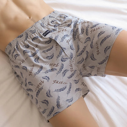 100% Cotton Men Pajama Shorts  for Summer. Solid Elastic Waist, Short Pants,  Casual and Breathable.