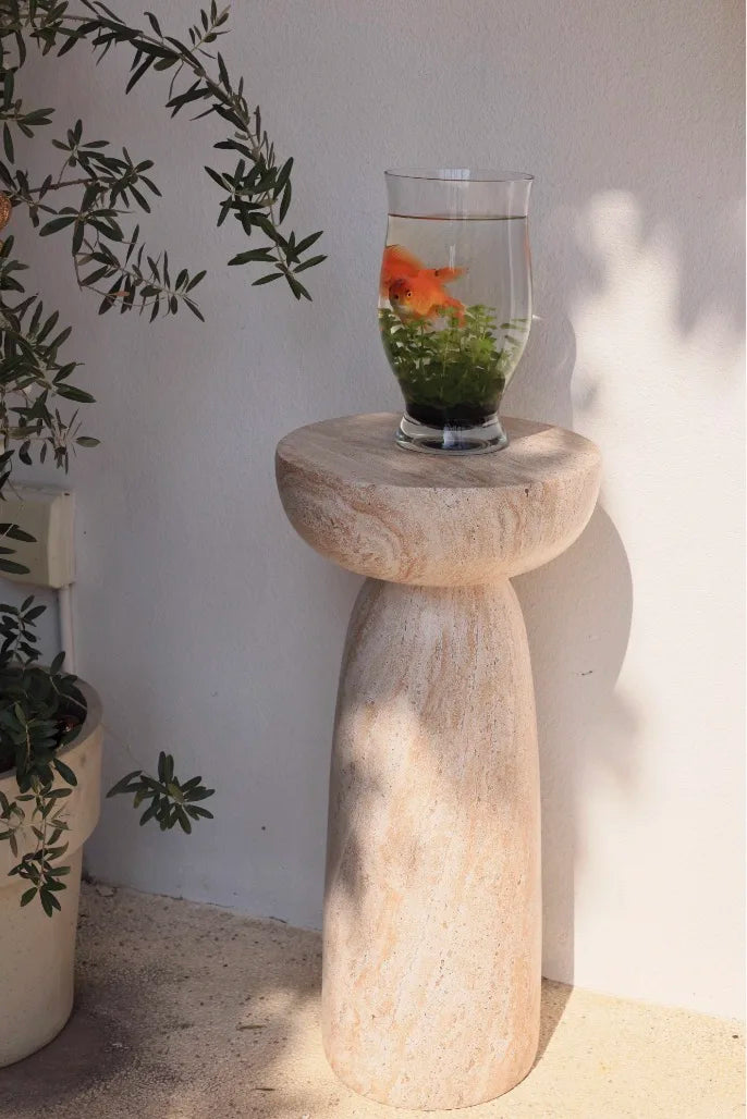 Sofa High Side Table High Model B&B Living Room Faux Marble Coffee Table Design Art Corner Table Simple Modern