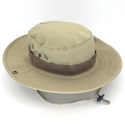 Camouflage or solid Tactical Cap, Bucket Hat/ Caps also in  Camo for adults or older teens.   Outdoor Protection in the sun.