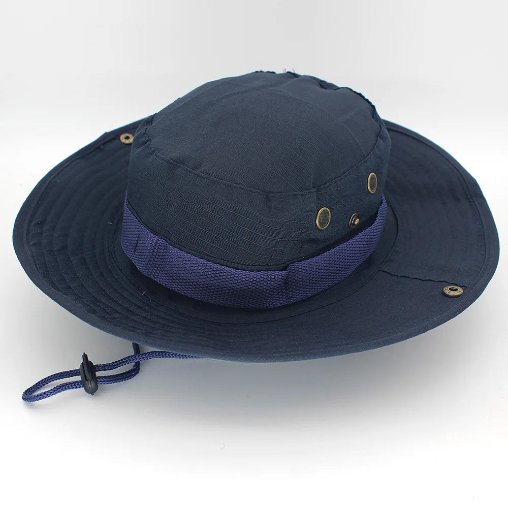 Camouflage or solid Tactical Cap, Bucket Hat/ Caps also in  Camo for adults or older teens.   Outdoor Protection in the sun.
