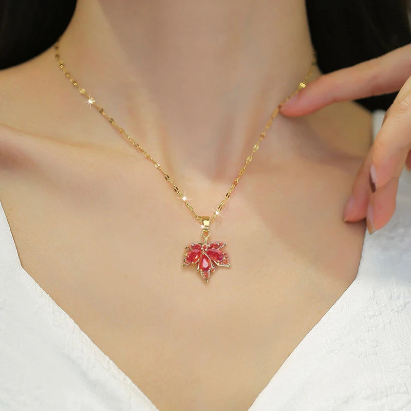 Exquisite Micro Inlaid Zircon Butterfly Tassel Necklace For Women and MOTHERS DAY Gift.   Stainless Steel,  Clavicle Choker Jewelry