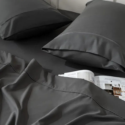 4pcs/6pcs Bamboo Cooling Queen Size Sheet Set - Childrens Bedding, Breathable And Comfortable - Fit for Hot Sleepers