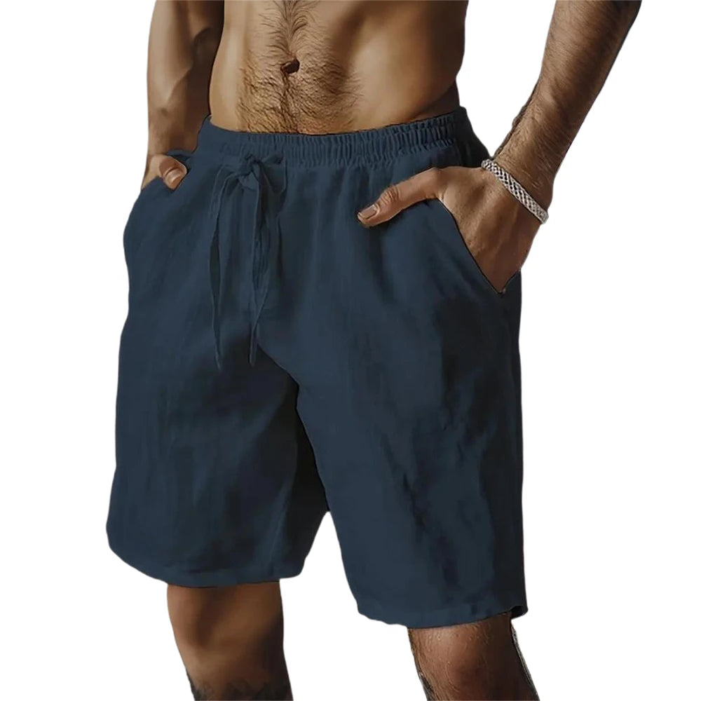 Summer wear Men's Breathable Shorts, Hawaii Beach Short Pants in Solid Colors. Loose Lightweight Short Streetwear