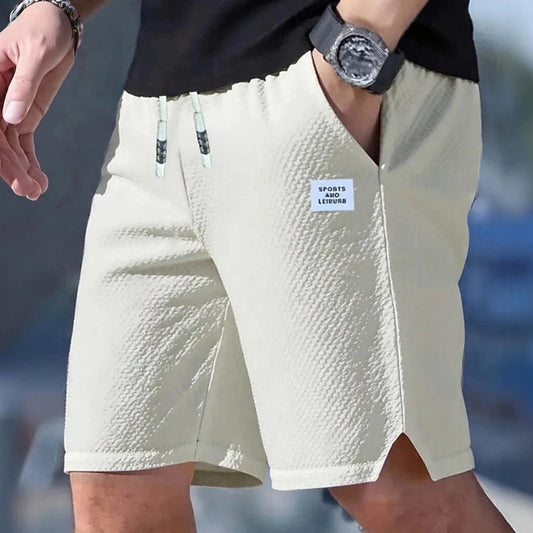 Men's Shorts, Casual Pants,  Beach Shorts, Sports Shorts, New Fashionable Textured Fabric, Breathable Pants, Suitable for Daily Casual Wear and Sports