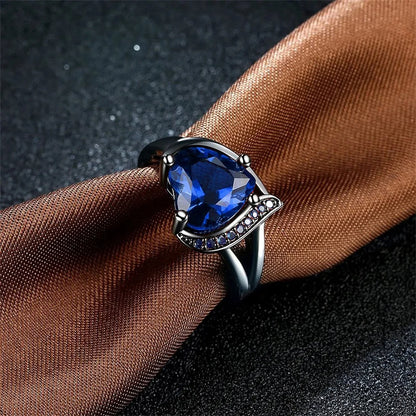 Fashion Couple Rings,  Romantic Womens Heart Rhinestone in color.and Zircon Ring.   Mens Stainless Steel Celtic Dragon Ring,  Wedding Jewelry or gifts