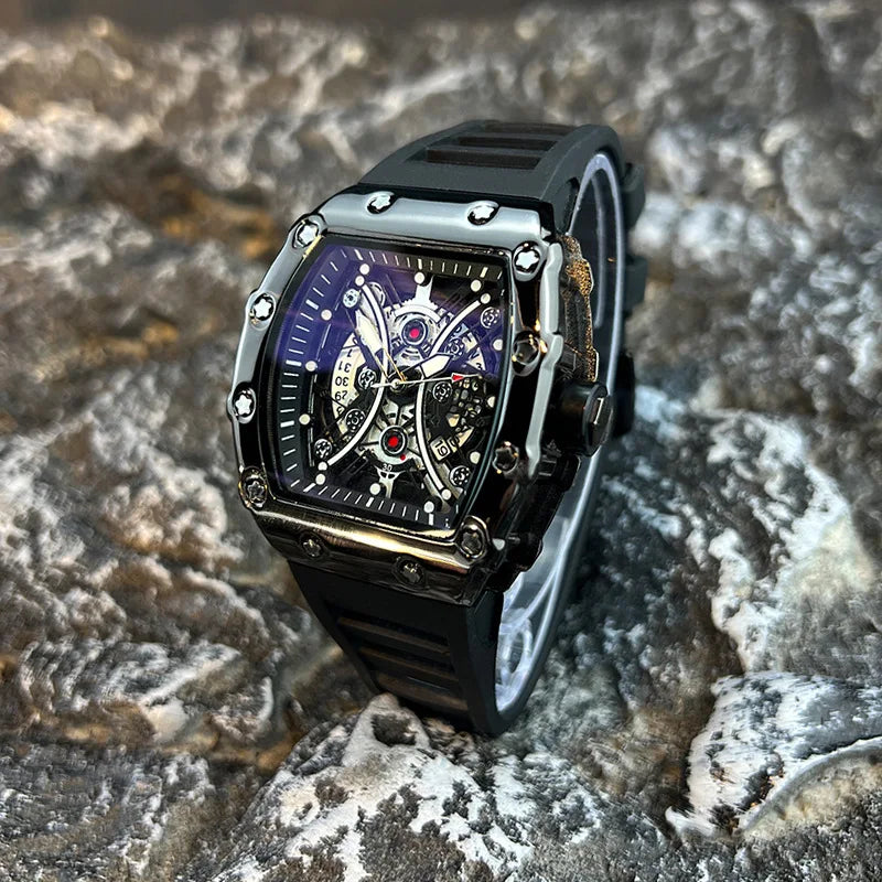 Men's Watch,  Light,  Luxury Brand,  dial  with Fashionable Night Glow,  Sports Watch Calendar. There are $ colors with lowmbut some availbility.  They are BLACK, RED  1,  BLUE  1, and BLACK 1.  So  2  BLACK  Versions.