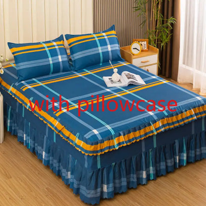 Sheet Set Household with Pillowcase Fashion Modern Water-proof Universal Skin-friendly Single Double Home Textile Bedding Luxury