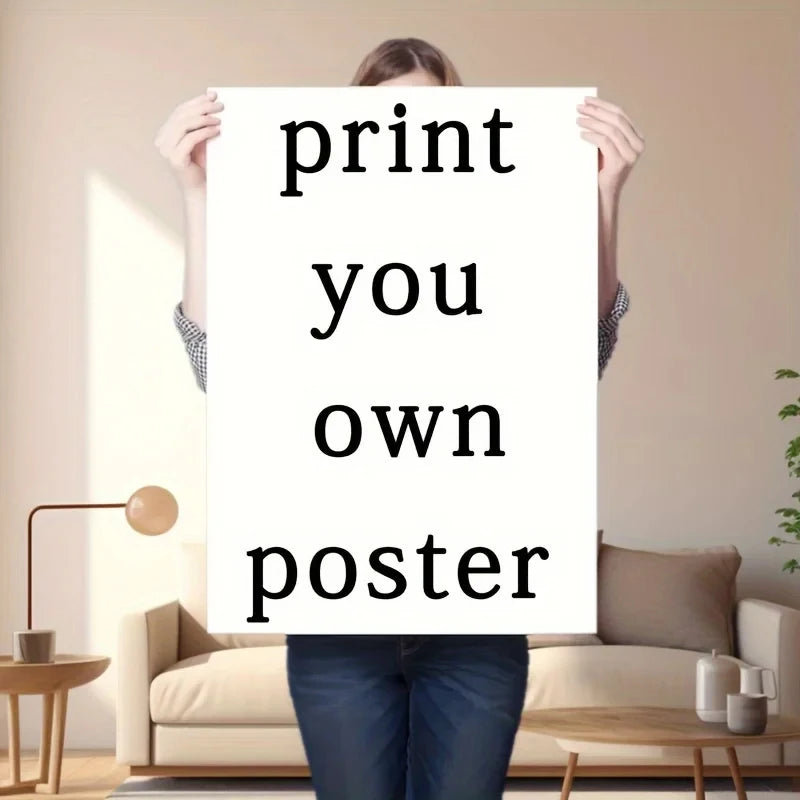 Custom Canvas Printing/  Personalized Photo Poster, Suitable for Weddings Pets Birthdays Frameless