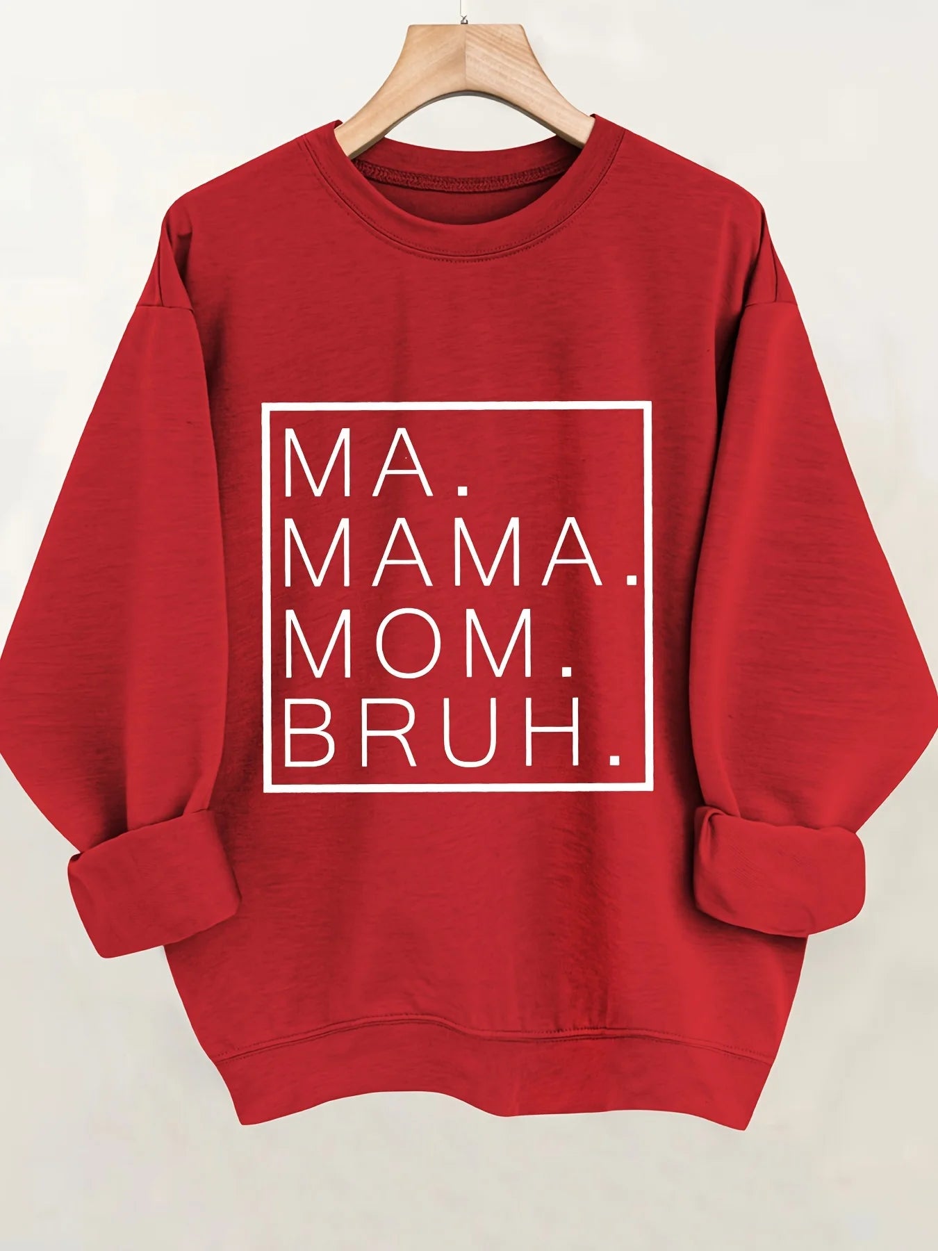 Women's autumn and winter loose casual comfortable letter printed,  thick, long sleeved,  round neck hoodie pullover